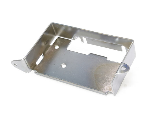 Battery Tray - Chrome. Fits FXE 1973-1979.