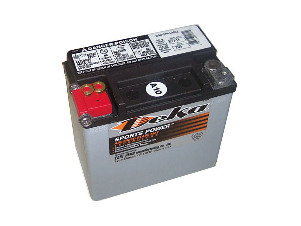 Premium AGM Motorcycle Battery. Fits V-Rod 2002-2006 & VRSCR 2007.