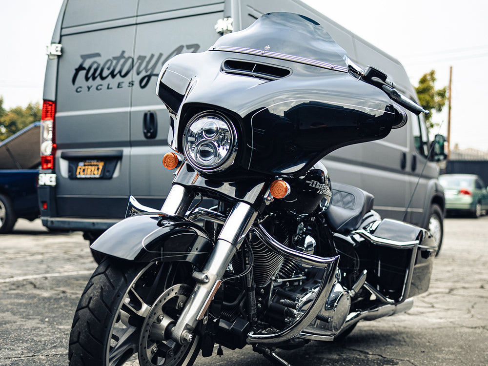 Anarchy Rear Crashbars - Chrome. Fits Touring 1997-2023.