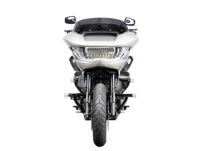 Road Warrior Rear Crashbars - Gloss Black. Fits Touring 2024up