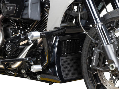 Road Warrior Front Crashbar - Gloss Black. Fits Touring 2009up