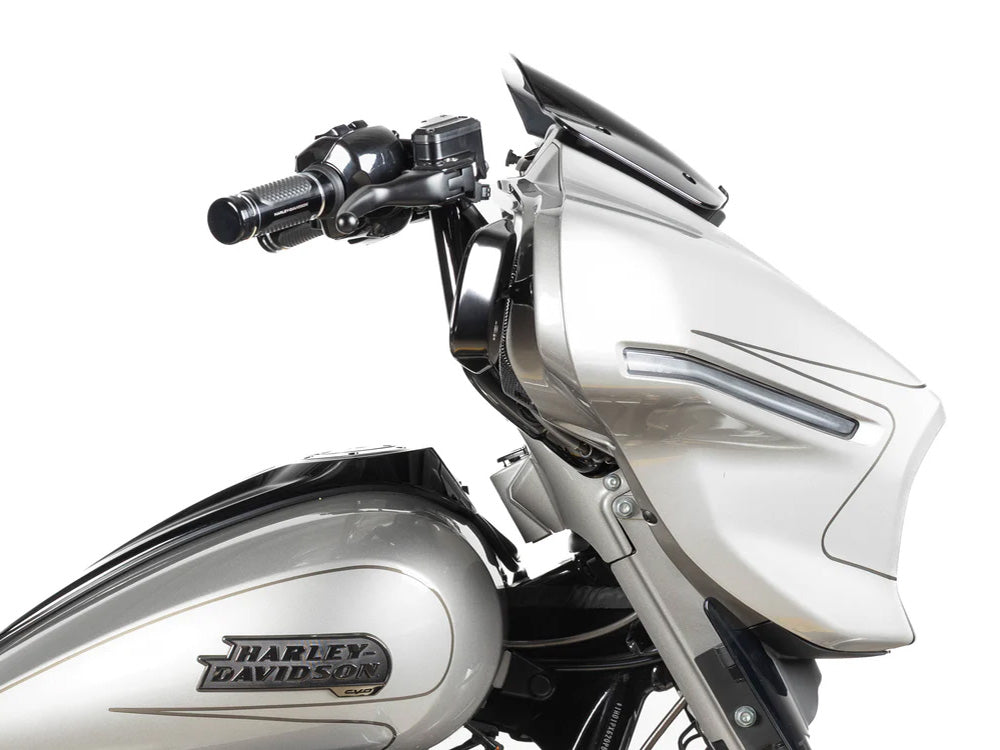 12in. x 1-1/2in. Delta Series Handlebar - Gloss Black. Fits CVO Street Glide 2023up & Street Glide 2024up