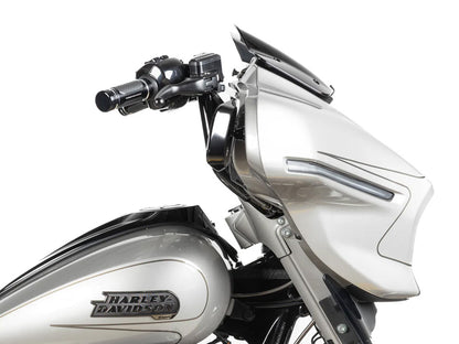 12in. x 1-1/2in. Delta Series Handlebar - Gloss Black. Fits CVO Street Glide 2023up & Street Glide 2024up