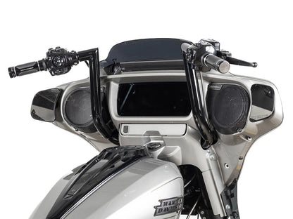 14in. x 1-1/2in. Delta Series Handlebar - Gloss Black. Fits CVO Street Glide 2023up & Street Glide 2024up