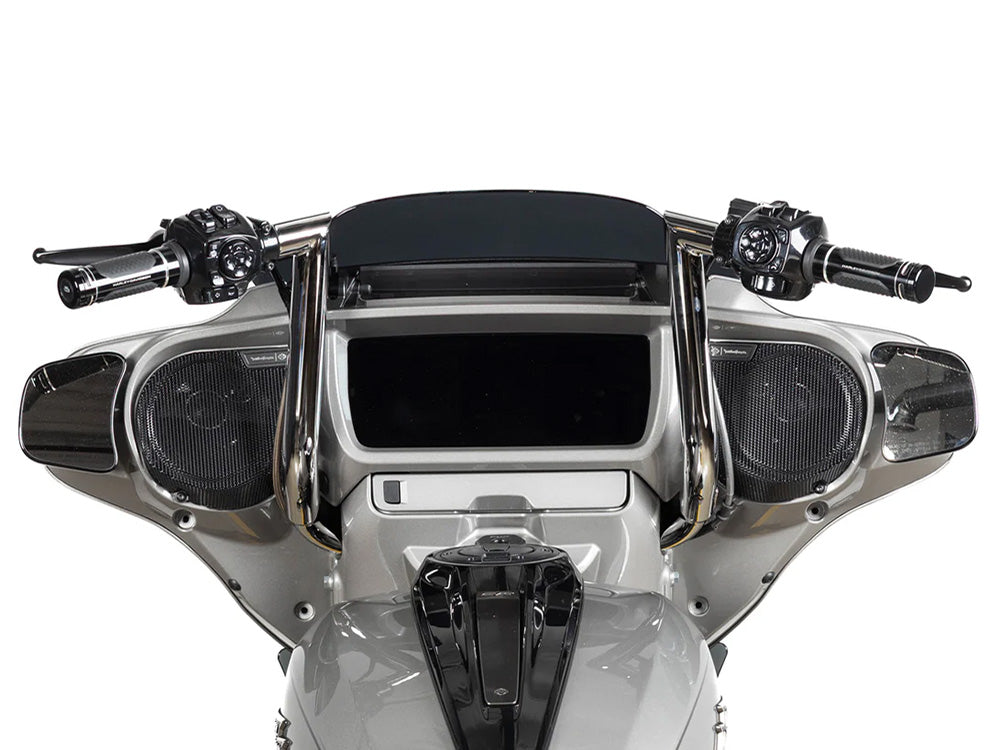 14in. x 1-1/2in. Delta Series Handlebar - Chrome. Fits CVO Street Glide 2023up & Street Glide 2024up