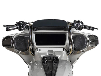14in. x 1-1/2in. Delta Series Handlebar - Chrome. Fits CVO Street Glide 2023up & Street Glide 2024up