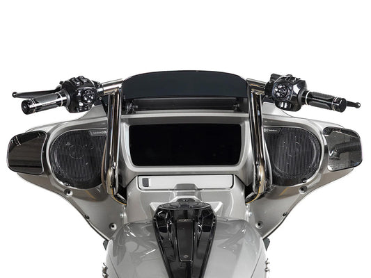14in. x 1-1/2in. Delta Series Handlebar - Chrome. Fits CVO Street Glide 2023up & Street Glide 2024up