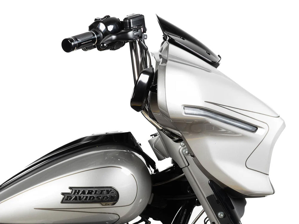 14in. x 1-1/2in. Delta Series Handlebar - Chrome. Fits CVO Street Glide 2023up & Street Glide 2024up
