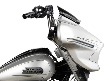 14in. x 1-1/2in. Delta Series Handlebar - Chrome. Fits CVO Street Glide 2023up & Street Glide 2024up