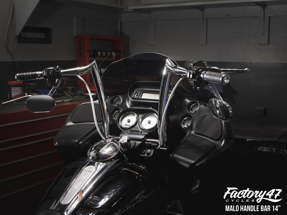 14in. x 1-1/2in. Classic 47 Malo Handlebar - Chrome.