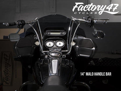 14in. x 1-1/2in. Classic 47 Malo Handlebar - Chrome.