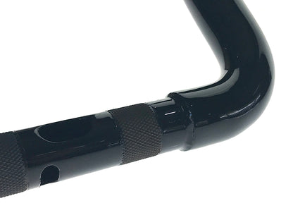 12in. x 1-1/2in. Legacy Rivera Handlebar - Gloss Black. Fits Road Glide 2015-2023