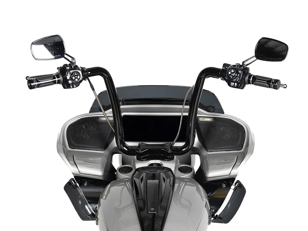 14in. x 1-1/2in. Drifter Series Handlebar - Gloss Black. Fits CVO Road Glide 2023up & Road Glide 2024up
