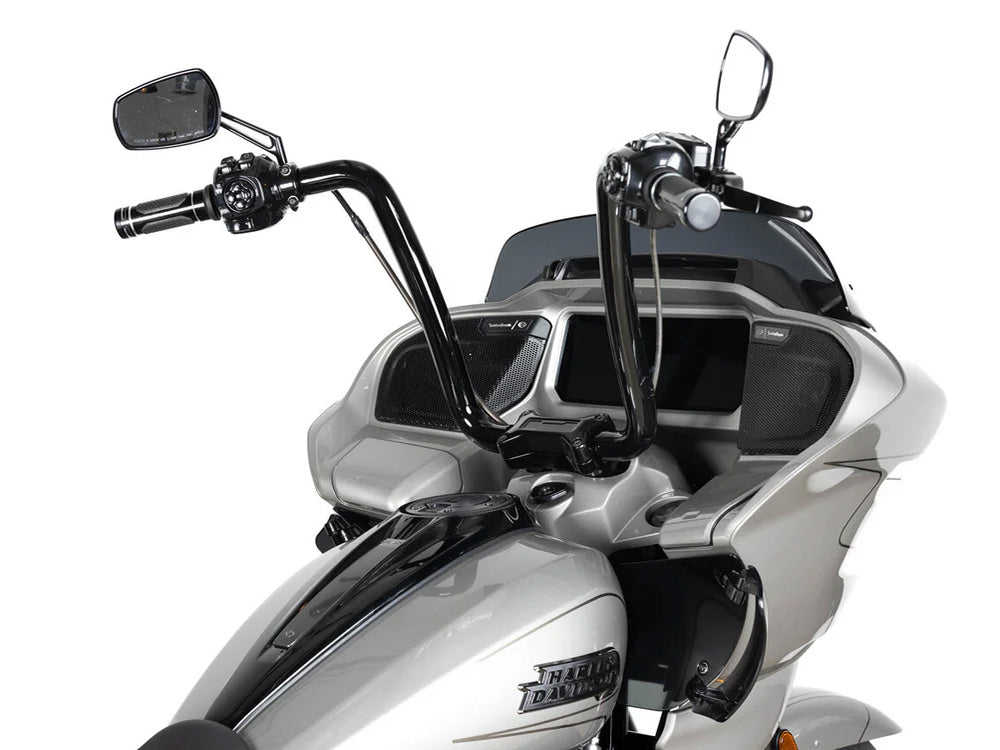 14in. x 1-1/2in. Drifter Series Handlebar - Gloss Black. Fits CVO Road Glide 2023up & Road Glide 2024up