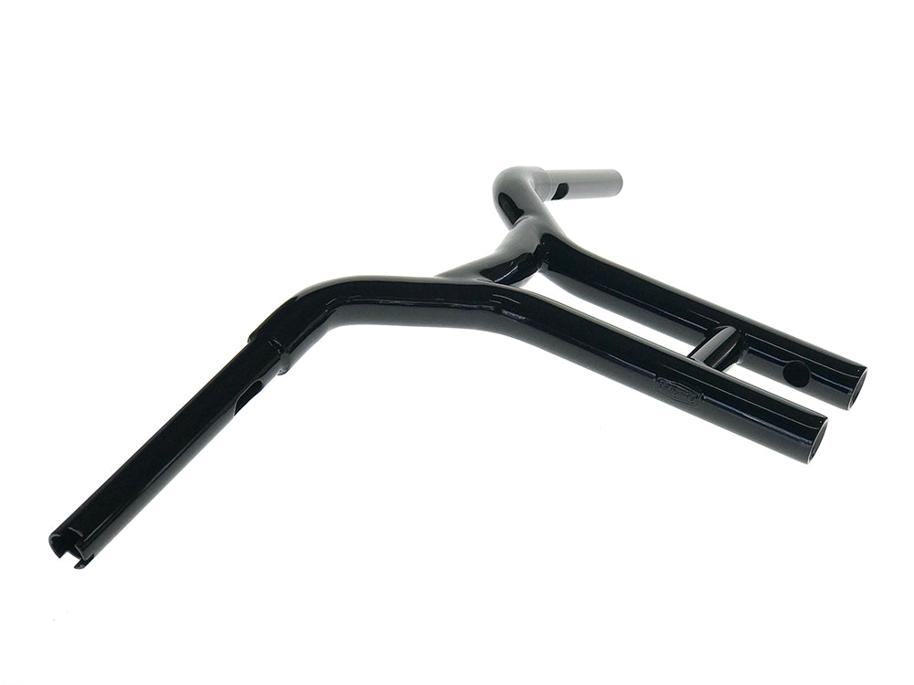 12in. x 1-1/4in. Cali Straight T-Bar Handlebar - Gloss Black.