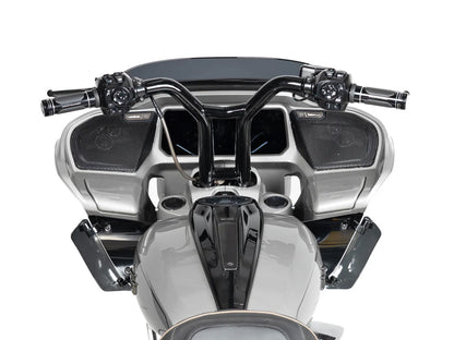14in. x 1-1/2in. Factory Racing Straight T-Bar Handlebar - Gloss Black. Fits CVO Road Glide 2023up & Road Glide 2024up