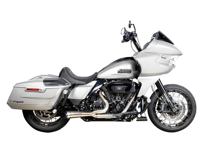14in. x 1-1/2in. Factory Racing Straight T-Bar Handlebar - Gloss Black. Fits CVO Road Glide 2023up & Road Glide 2024up