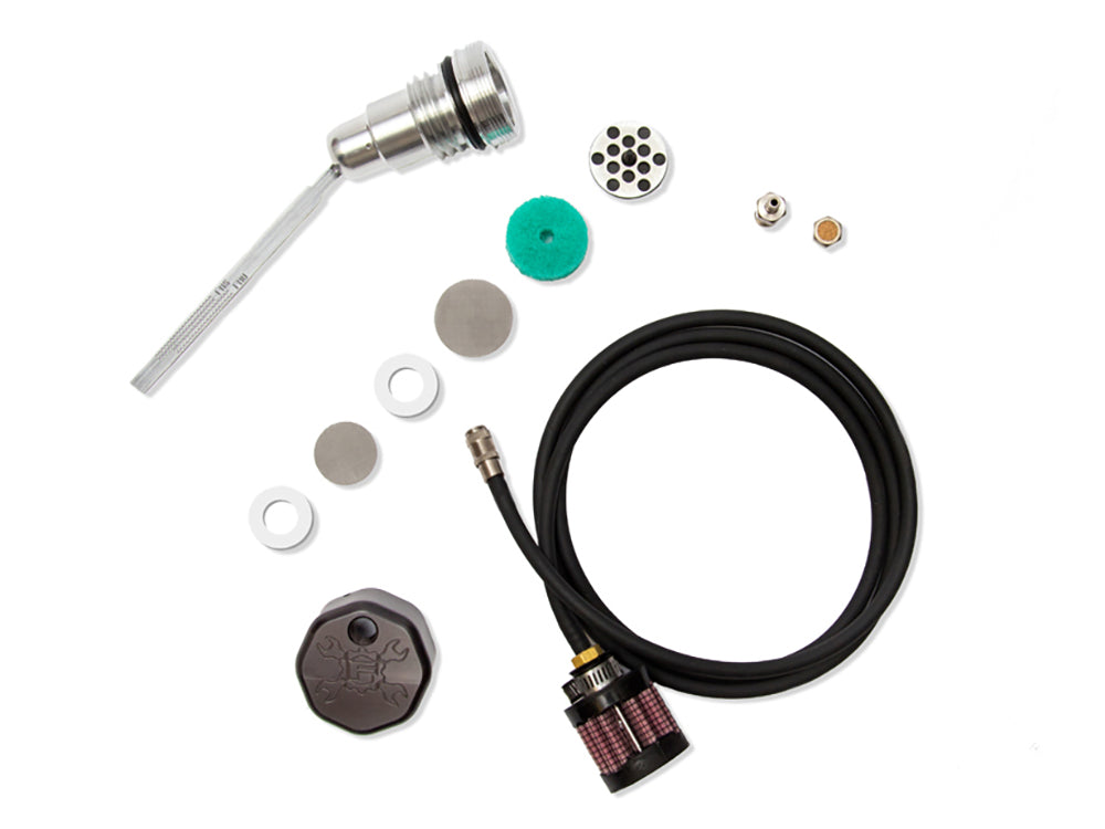 Vented Dipstick - Black. Fits Dyna 2006-2017.