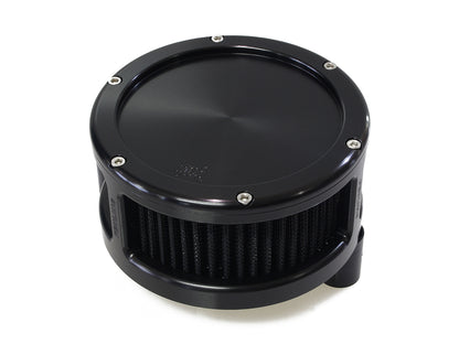 BA Air Cleaner Kit - Black with Solid Cover. Fits Touring 2017-2024 & Softail 2018-2024