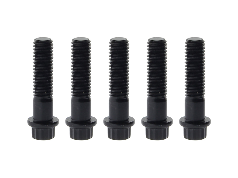 Rear Pulley Bolts - Black 12 Point ARP. 7/16in.-14 x 1.75in.