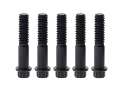 Rear Pulley Bolts - Black 12 Point ARP. 7/16in.-14 x 2.25in.