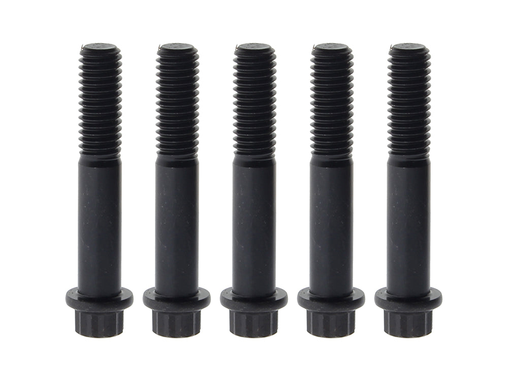 Rear Pulley Bolts - Black 12 Point ARP. 7/16in.-14 x 2.50in.