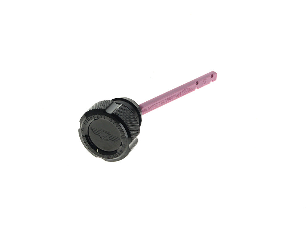 Magnetic Engine Oil Dipstick - Black. Softail 2000-2017 *Will Not Fit FXSB/FXCW