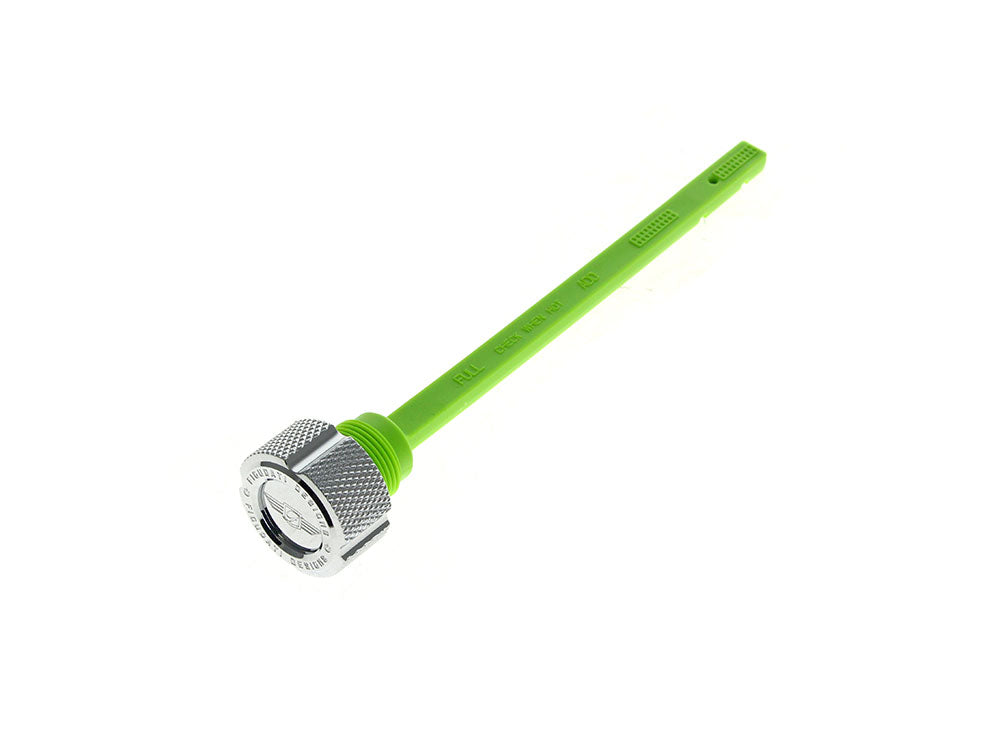 Magnetic Engine Oil dipstick - Silver. Fits Indian Big Twin 2014 to 2017 Thunderstroke Engines