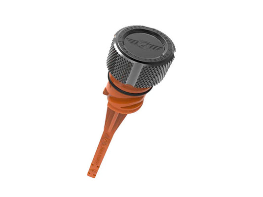 Magnetic Engine Oil Dipstick - Black. Fits Softail 2018up