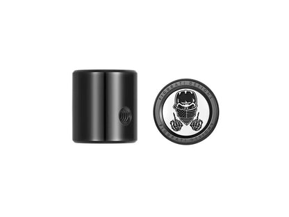 Heel-Toe Shifter Cover - Black with Masked Skull. Fits Touring 1982up & FL Softail 1986-2017