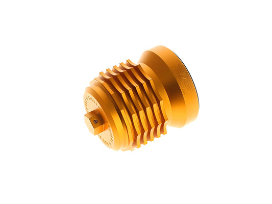 Magnetic Reusable Oil Filter - Gold. Fits Milwaukee Eight 2017up, Twin Cam 1999-2017, Evolution 1984-1999 & Sportster 1984-2021