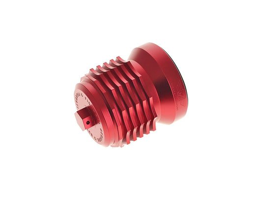 Magnetic Reusable Oil Filter - Red. Fits Milwaukee Eight 2017up, Twin Cam 1999-2017, Evolution 1984-1999 & Sportster 1984-2021