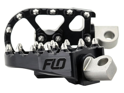 V2 MX Footpegs with HD Male Mount - Black.