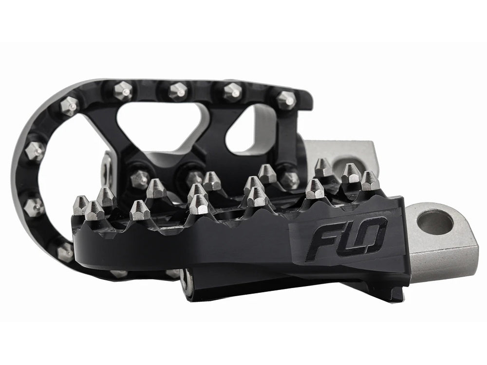 V2 MX Footpegs with HD Male Mount - Black.