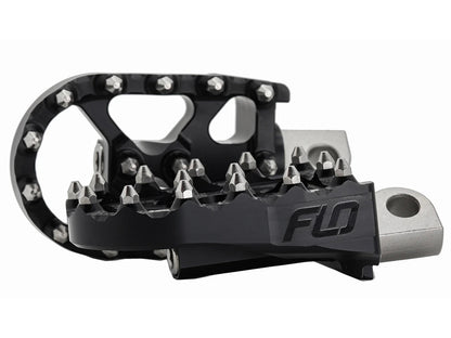 V2 MX Footpegs with HD Male Mount - Black.