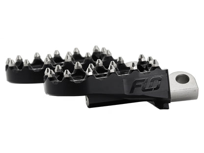 V2 MX Footpegs with HD Male Mount - Black.