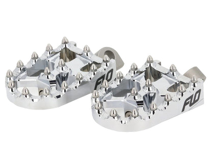V2 MX Footpegs with HD Male Mount - Chrome.