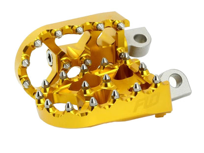 V2 MX Footpegs with HD Male Mount - Gold.