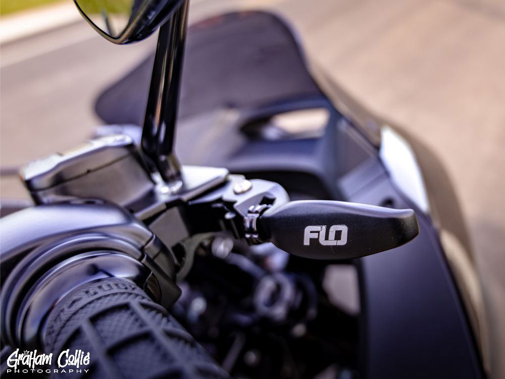 Short MX Levers - Black. Fits Touring Most 2021-2024 with Cable Clutch