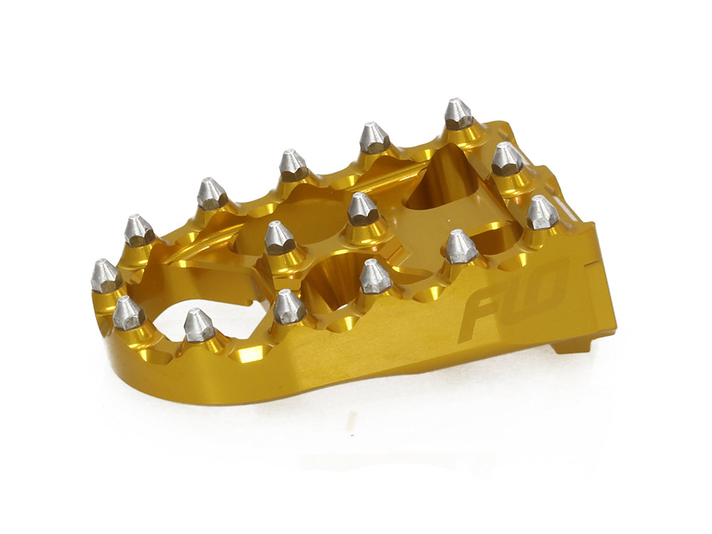 Brake & Shiftpeg - Gold. Fits Touring Only With Flo Brake/Shift Arms.