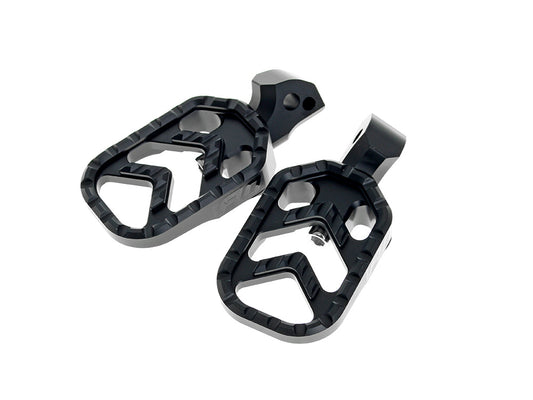 Savage Series Footpegs - Black. Fits Softail 2018up Rear Passenger