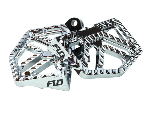Savage Series Mini Floorboards with HD Male Mount - Chrome