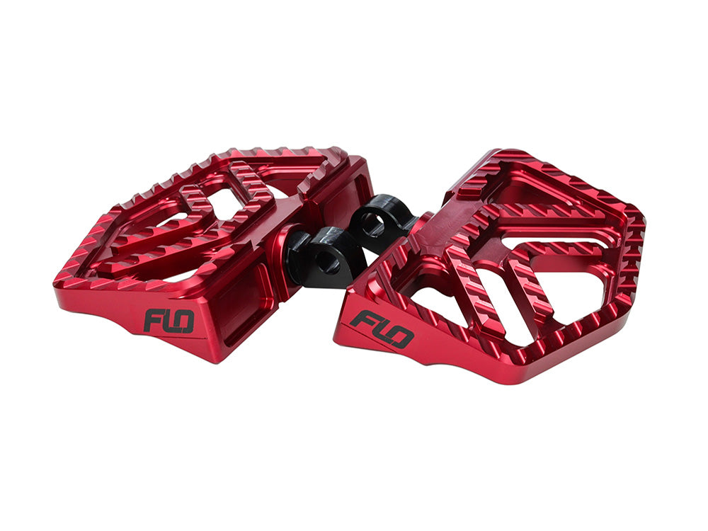 Savage Series Mini Floorboards with HD Male Mount - Red