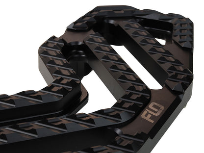 Savage Series Rider Floorboards - Black. Fits Touring 1980up, FL Softail 1986-2017 & Dyna Switchback 2012-2016