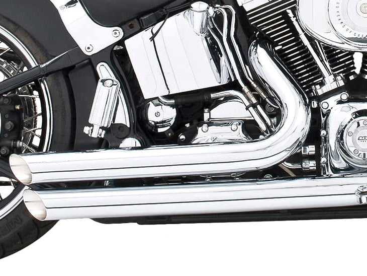 Amendment Exhaust - Chrome. Fits Softail 1986-2017.