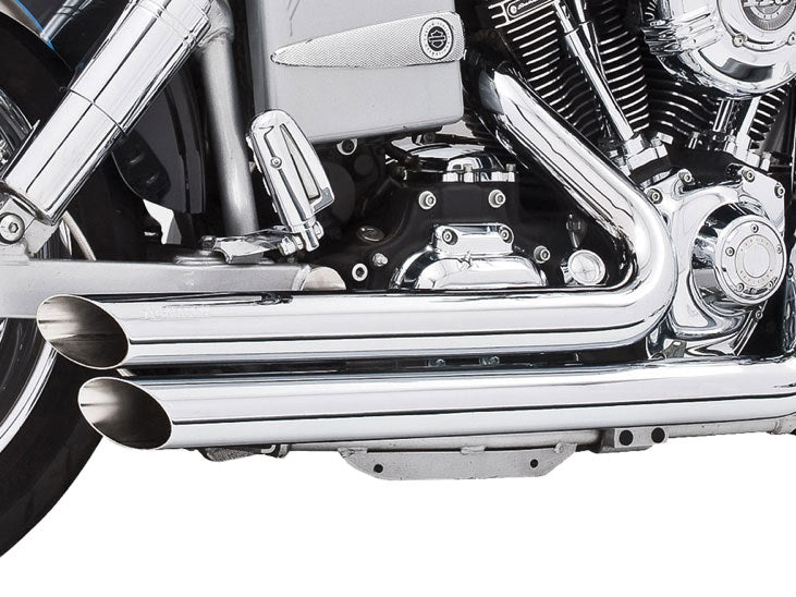 Amendment Exhaust - Chrome. Fits Dyna 2006-2017.