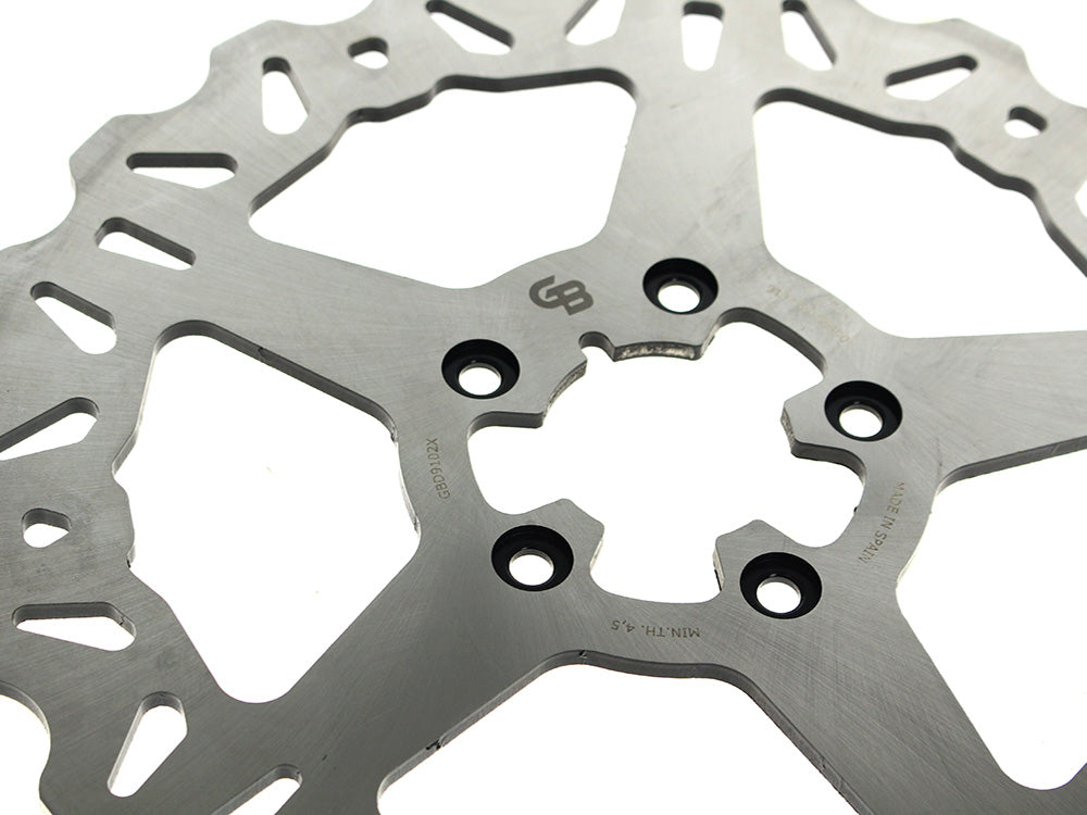 11.5in. Front Solid Mount Wave Disc Rotor. Fits Big Twin & Sportster 1984-1999.