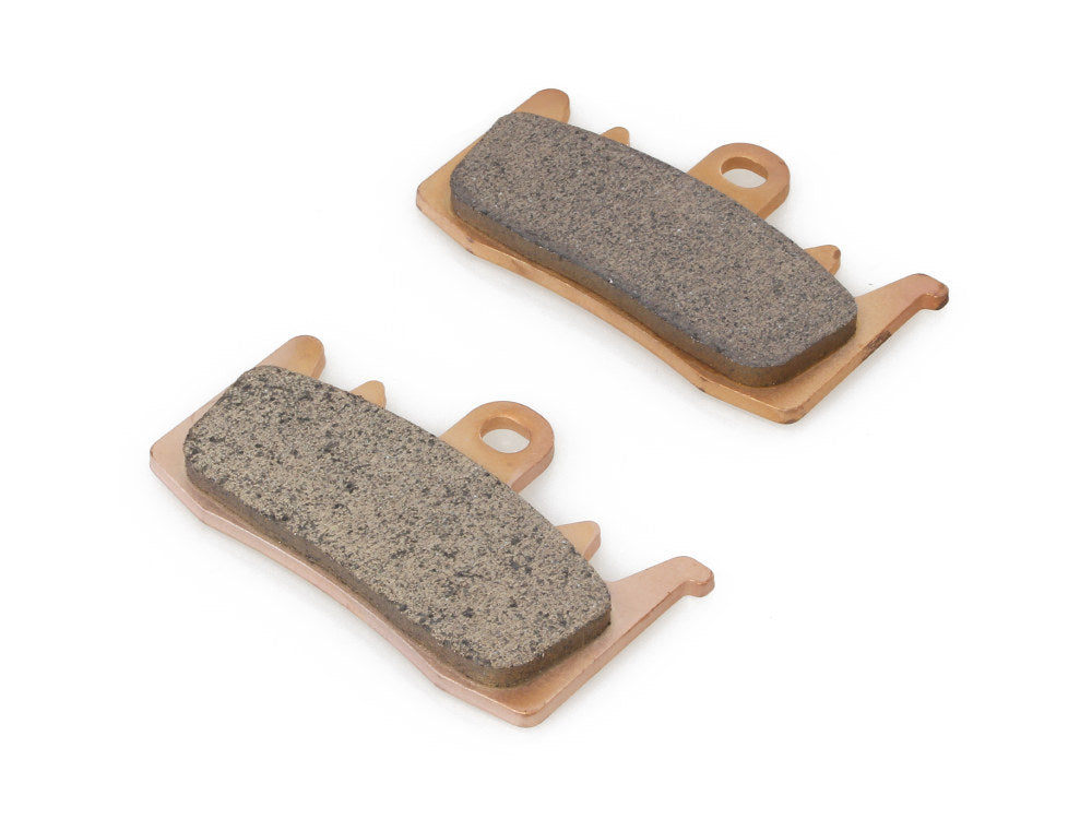 Front Brake Pads - Sintered Compound. Fits CVO 2023up, Pan America 2021up, Sportster S 2021up, LiveWire 2020 & Indian FTR1200 2019up, Challenger 2020up & Pursuit 2022up.
