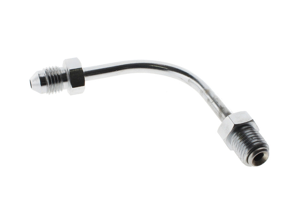 Adapter Fitting 3/8-24 Inverted Flare x 90 Degree Long Bend to AN3 Line