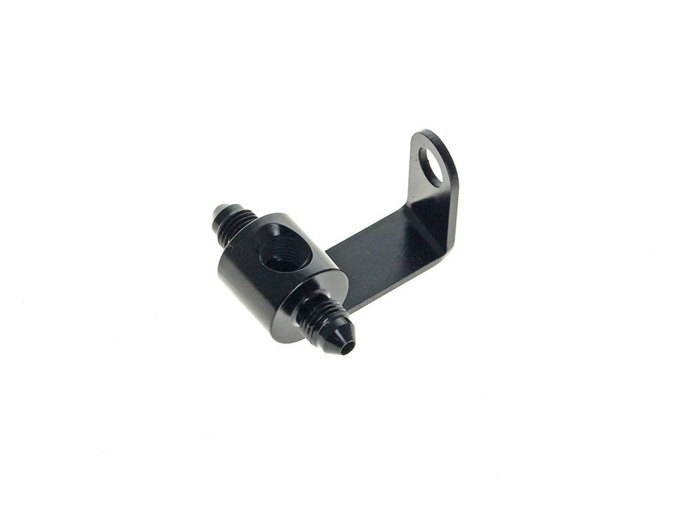 AN3 Rear Brake Tee - Black. Fits Sportster 1988-2003